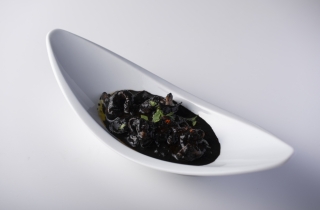 いか墨の煮込み